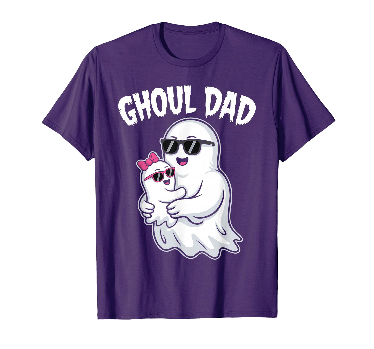 Ghoul Dad Shirt Men Daddy Spooky Halloween Ghost Costume T-Shirt