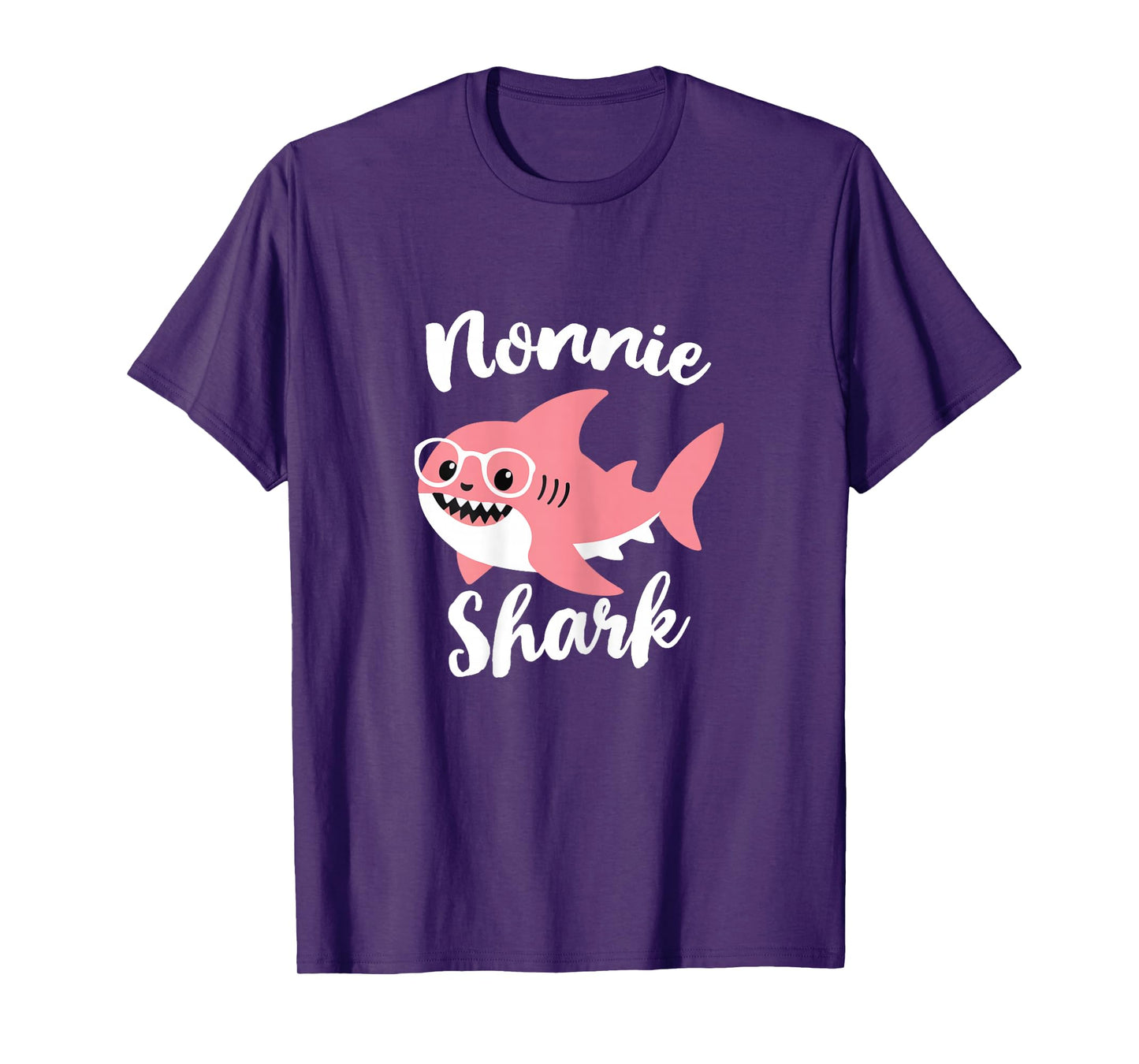 Nonnie Shark Mother's Day Grandma Funny T-Shirt