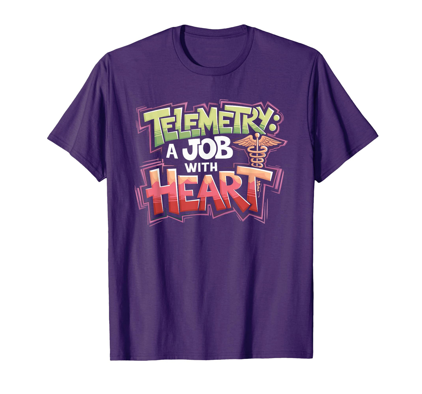 EKG Telemetry Tech Quotes Cardiac Nurse Nursing Technician T-Shirt