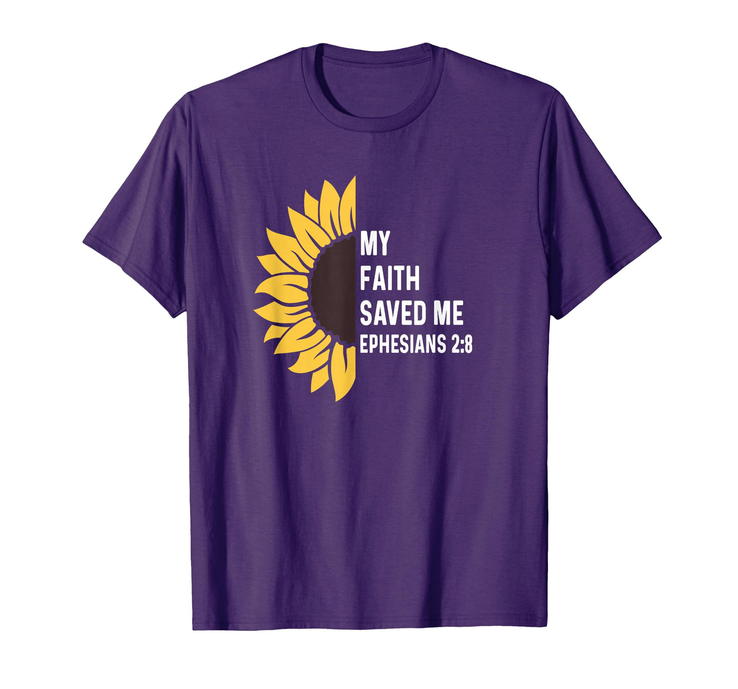 Ephesians 2:8 2 8 God Jesus Christian Cross Faith Saved Me T-Shirt