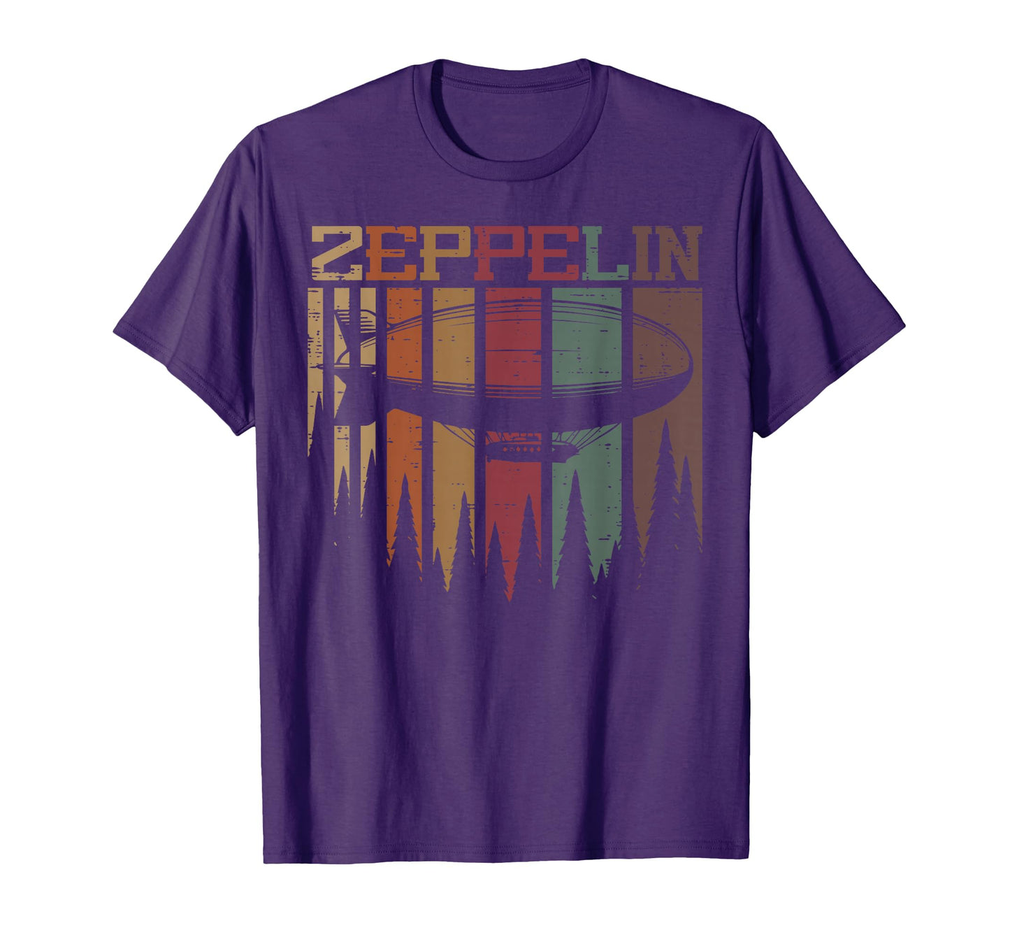 Zeppelin Retro Strips Vintage Airship Men Boys Kids Women T-Shirt