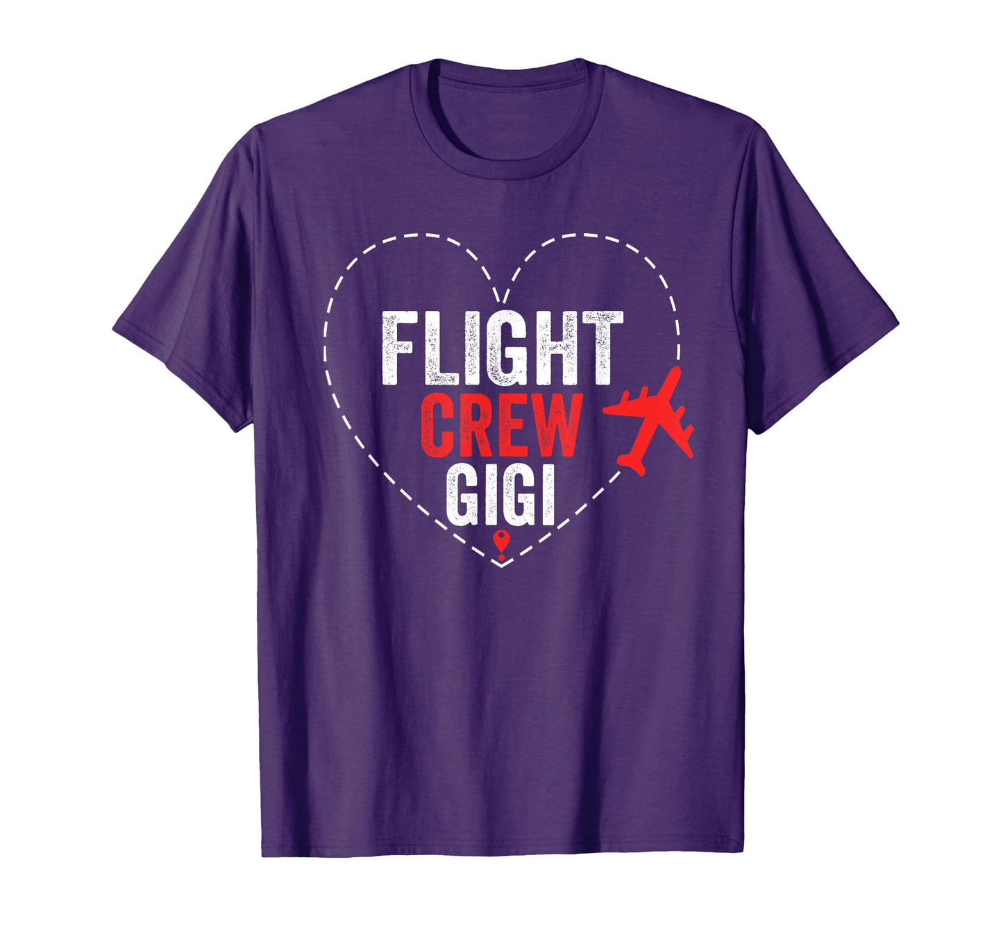 Flight Crew Gigi Airplane Family Vacation Airplane Mode On T-Shirt