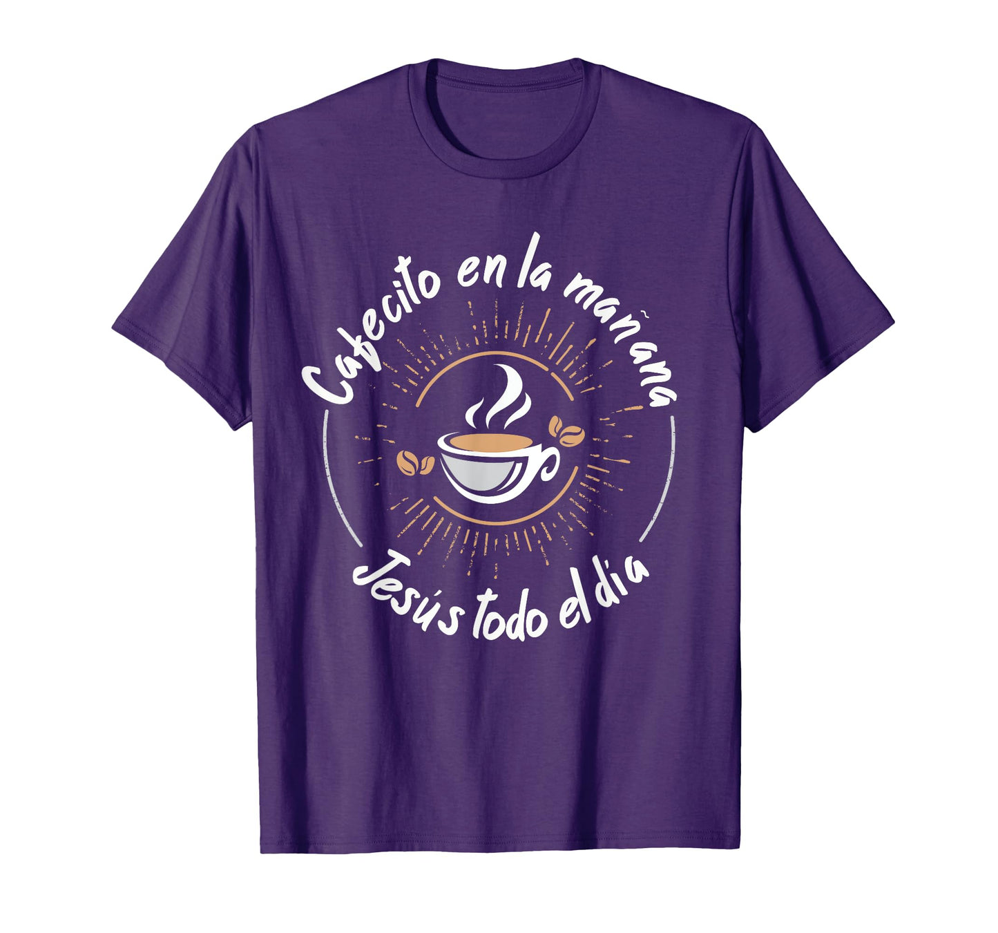 Cafecito Y Jesus Reagalo Cristiano Christian Spanish T-Shirt