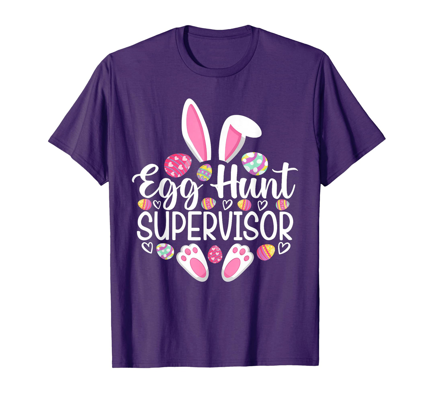 Egg Hunt Supervisor Funny Easter Day Egg Hunt Squad T-Shirt