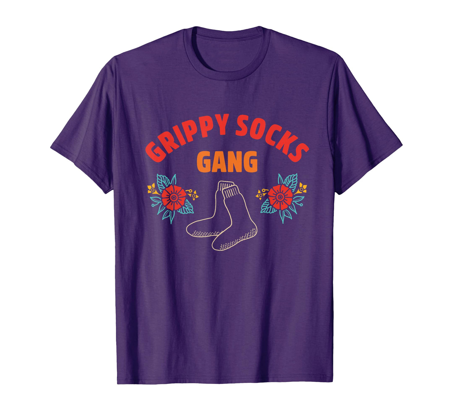 Grippy Socks Gang Retro Vintage T-Shirt