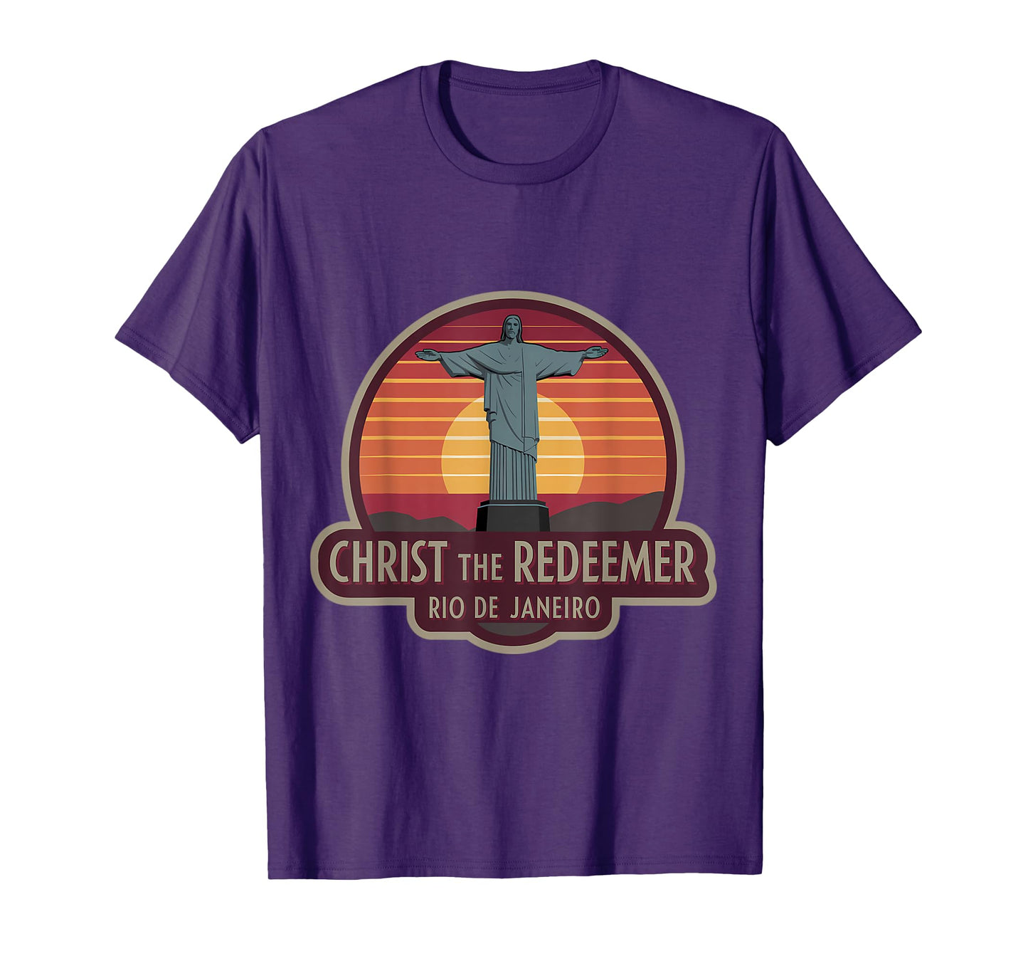 Christ the Redeemer Rio de Janeiro Brazil Souvenir City T-Shirt