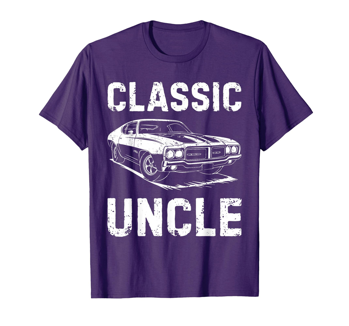Classic Uncle Shirt Funny Men Old Classic Car Lover T-Shirt