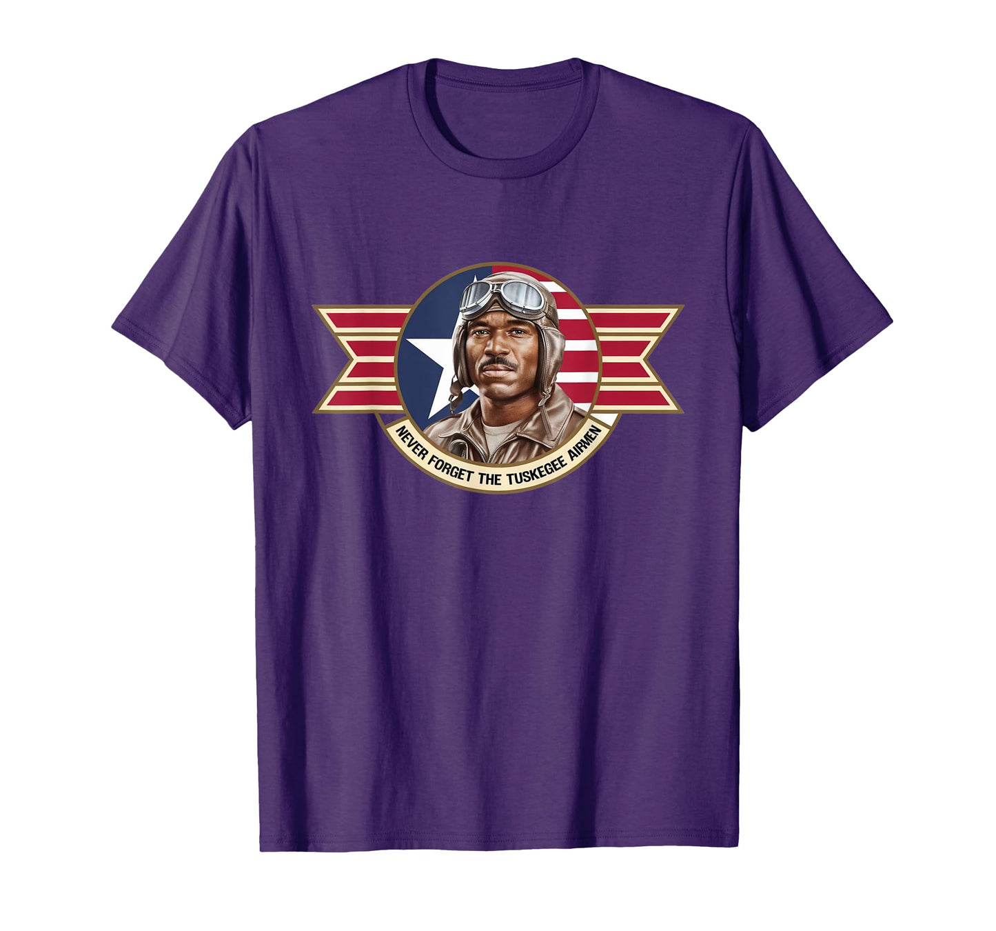 Retro Black Airmen Black History World War 2 Tuskegee Pilots T-Shirt