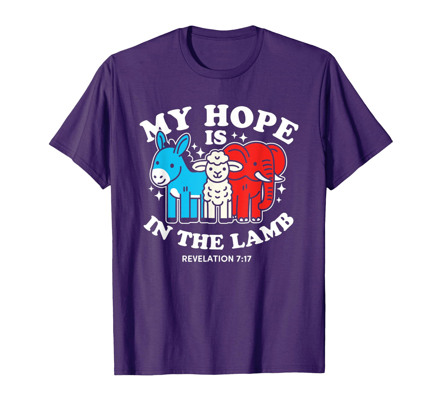 Funny My Hope Is In The Lamb Christian God Jesus T-Shirt