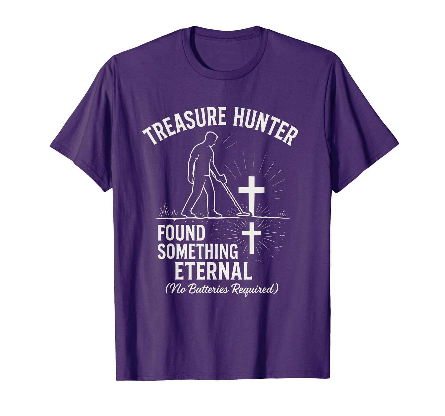 Faith Hunter Apparel Detectorist Christian Treasure god T-Shirt