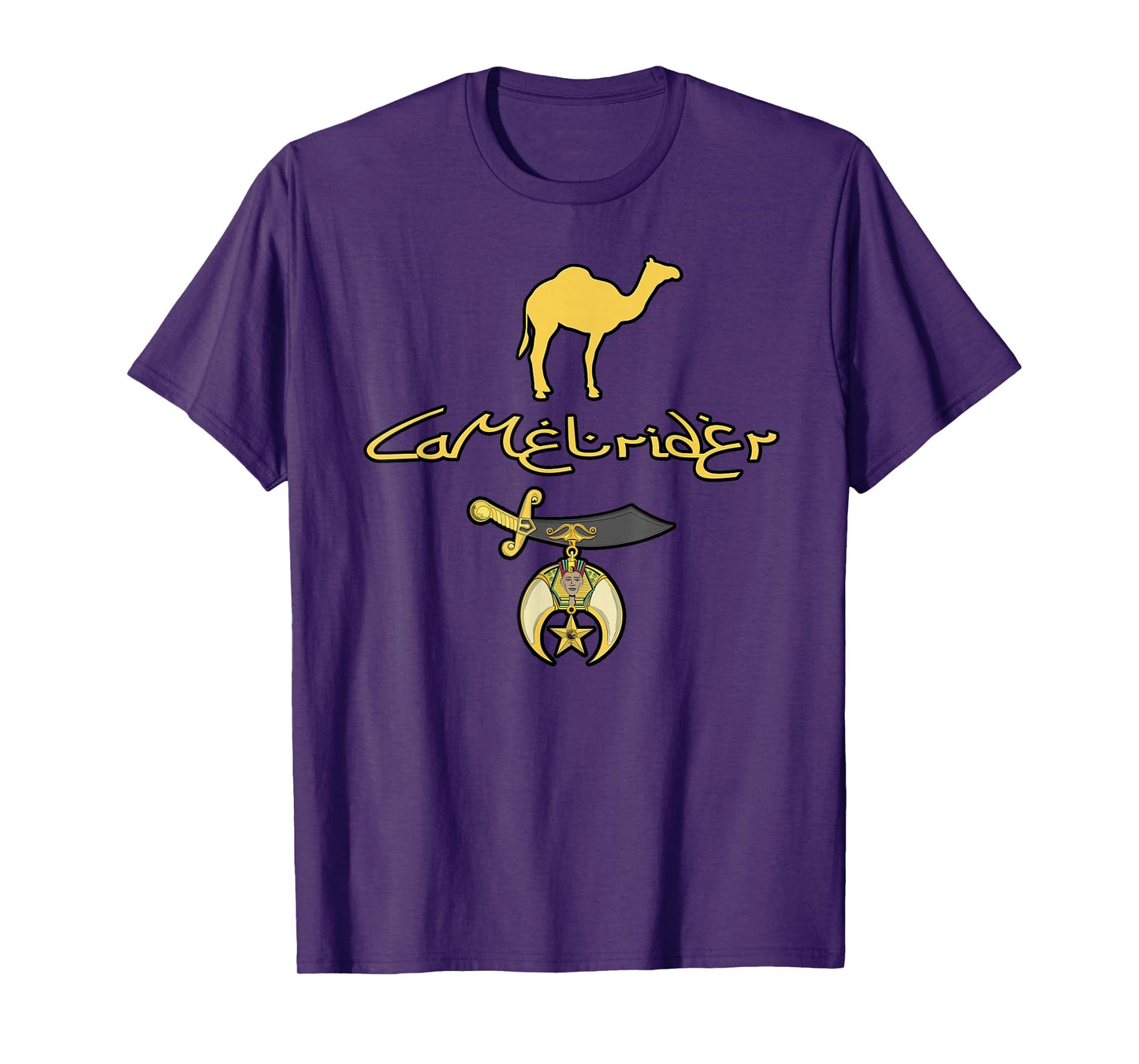 Camel rider Shriner Masonic Symbol Freemason T-shirt T-Shirt