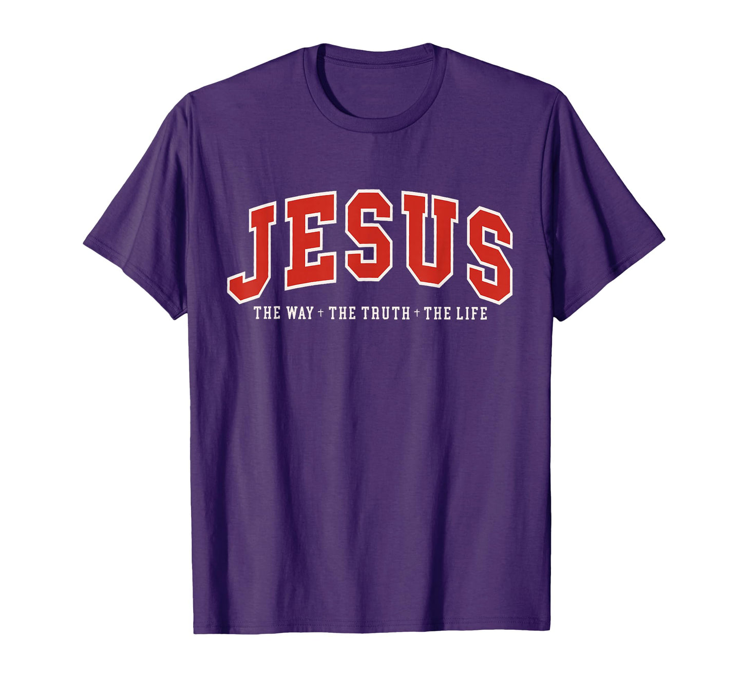 Retro Jesus The Way The Truth The Life Bible Verse T-Shirt
