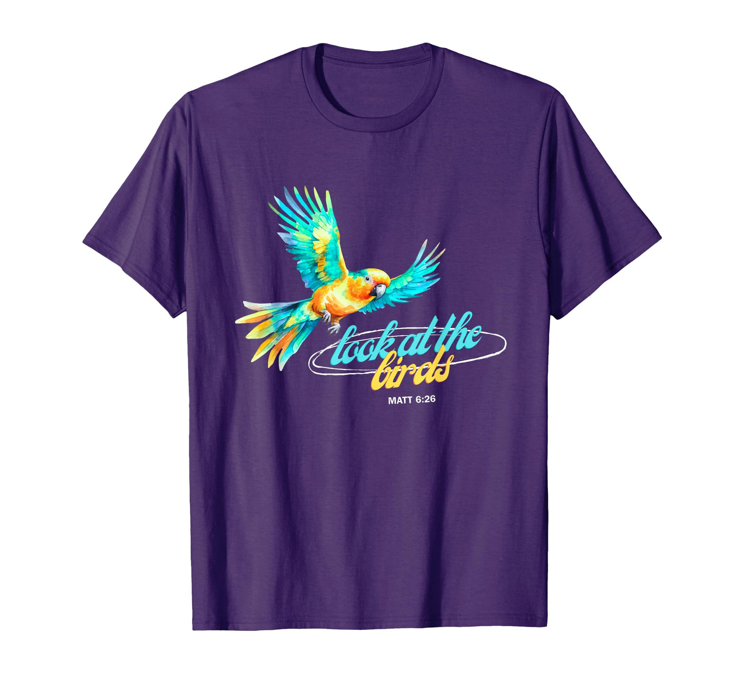 Look at The Birds - Subtle Minimalistic Christian Tee T-Shirt
