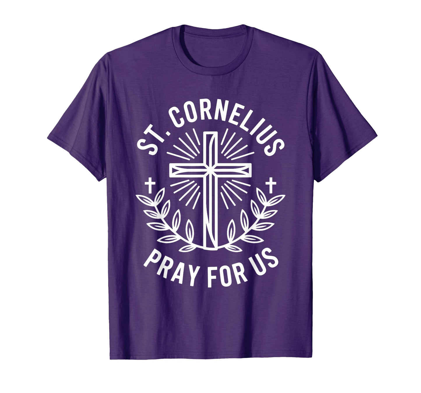 St. Cornelius Pray for Us Patron Saint of Farmers & Animals T-Shirt
