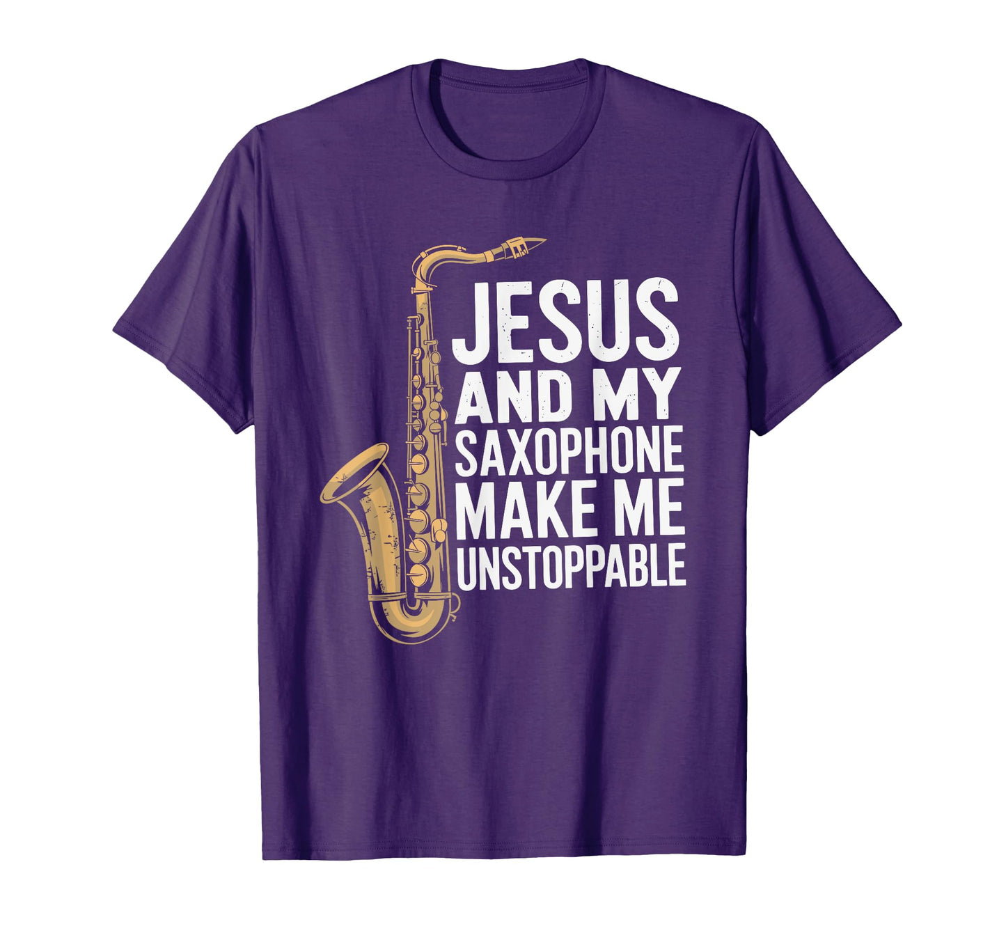Christian Sax Saxophone Player Design for Jazz Saxophonist T-Shirt