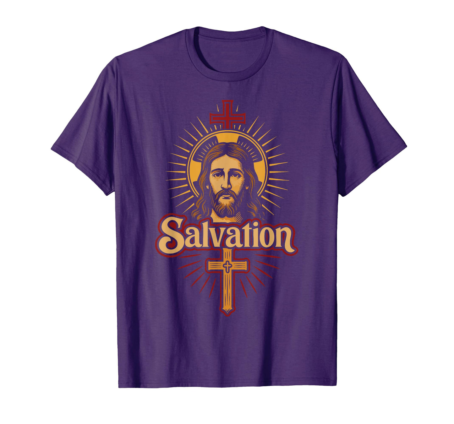 Christian Salvation Jesus Christ Cross Faith Design T-Shirt