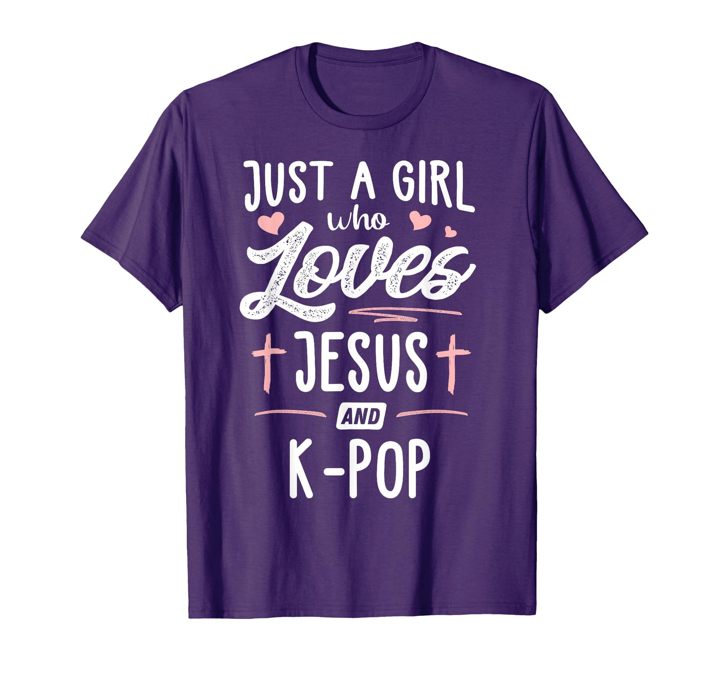 Just A Girl Who Loves Jesus And K-Pop Gift Women T-Shirt