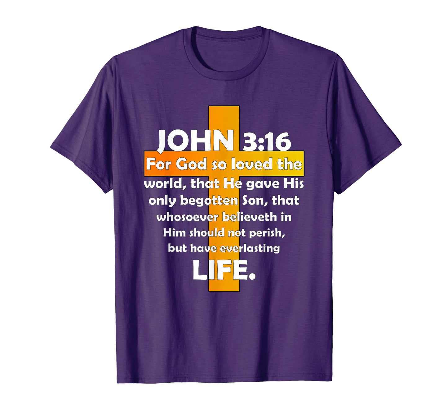 John 3:16 KJV Bible Christian T-Shirt 03 T-Shirt