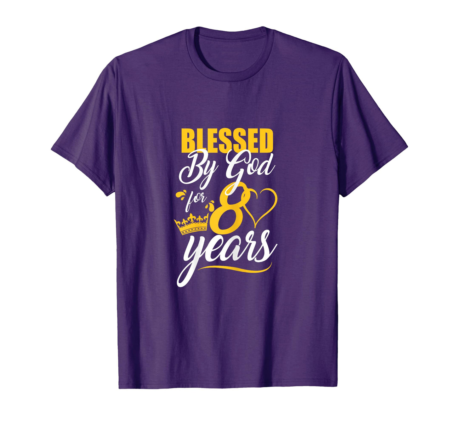 Blessed by God for 80 Years Christian Bday 80th Birthday T-Shirt
