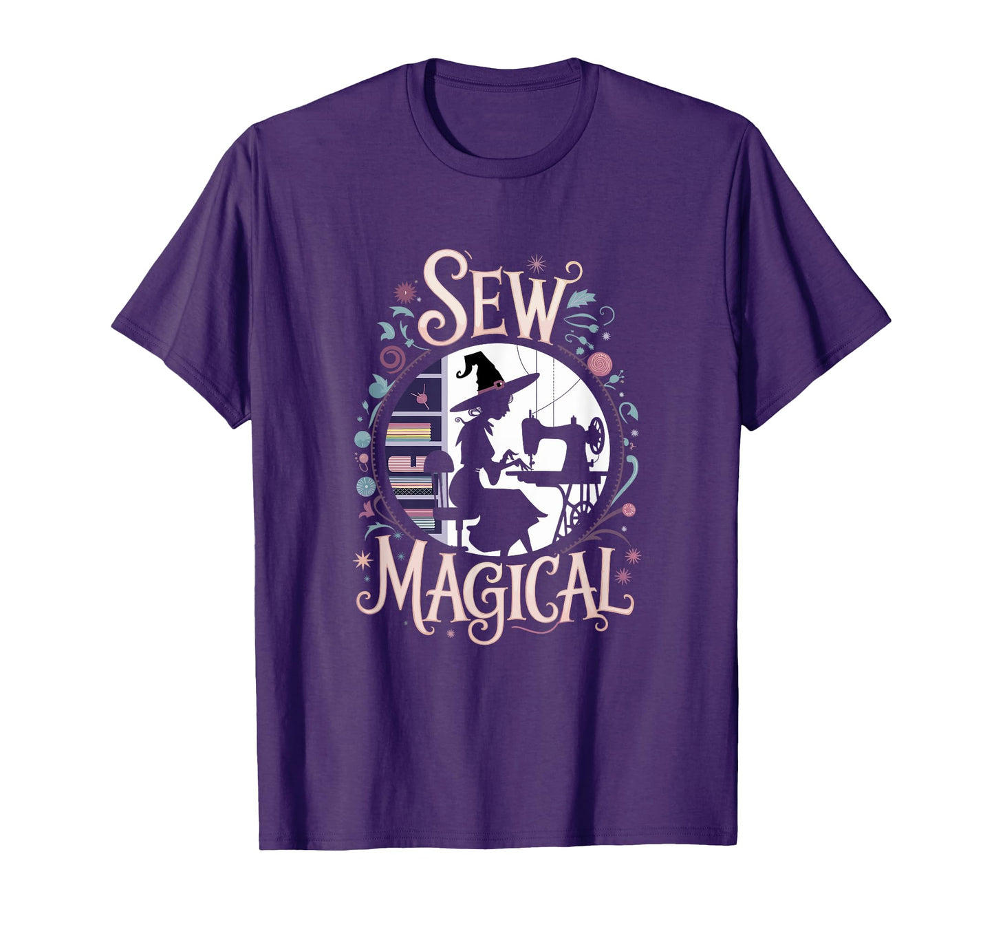 Sew Magical Funny Halloween Sewing T-Shirt