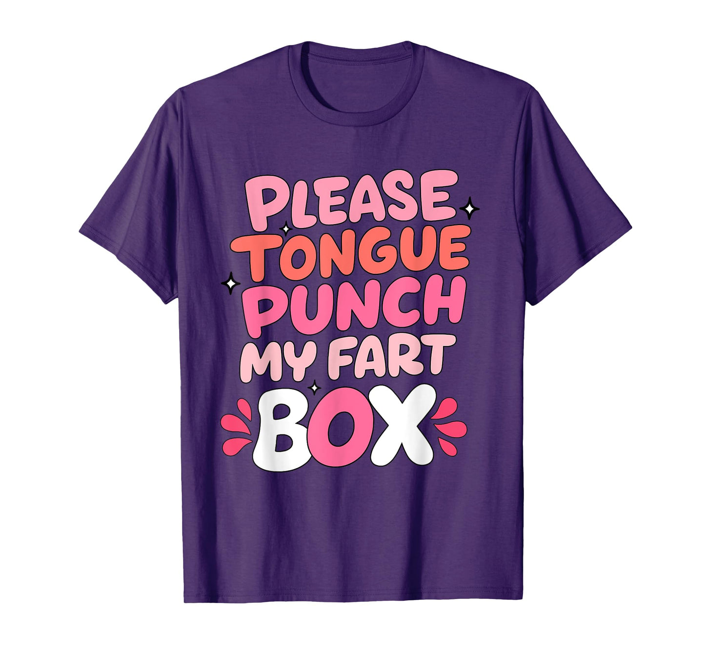 Inappropriate Please Tongue Punch Funny Cringe Men Women T-Shirt