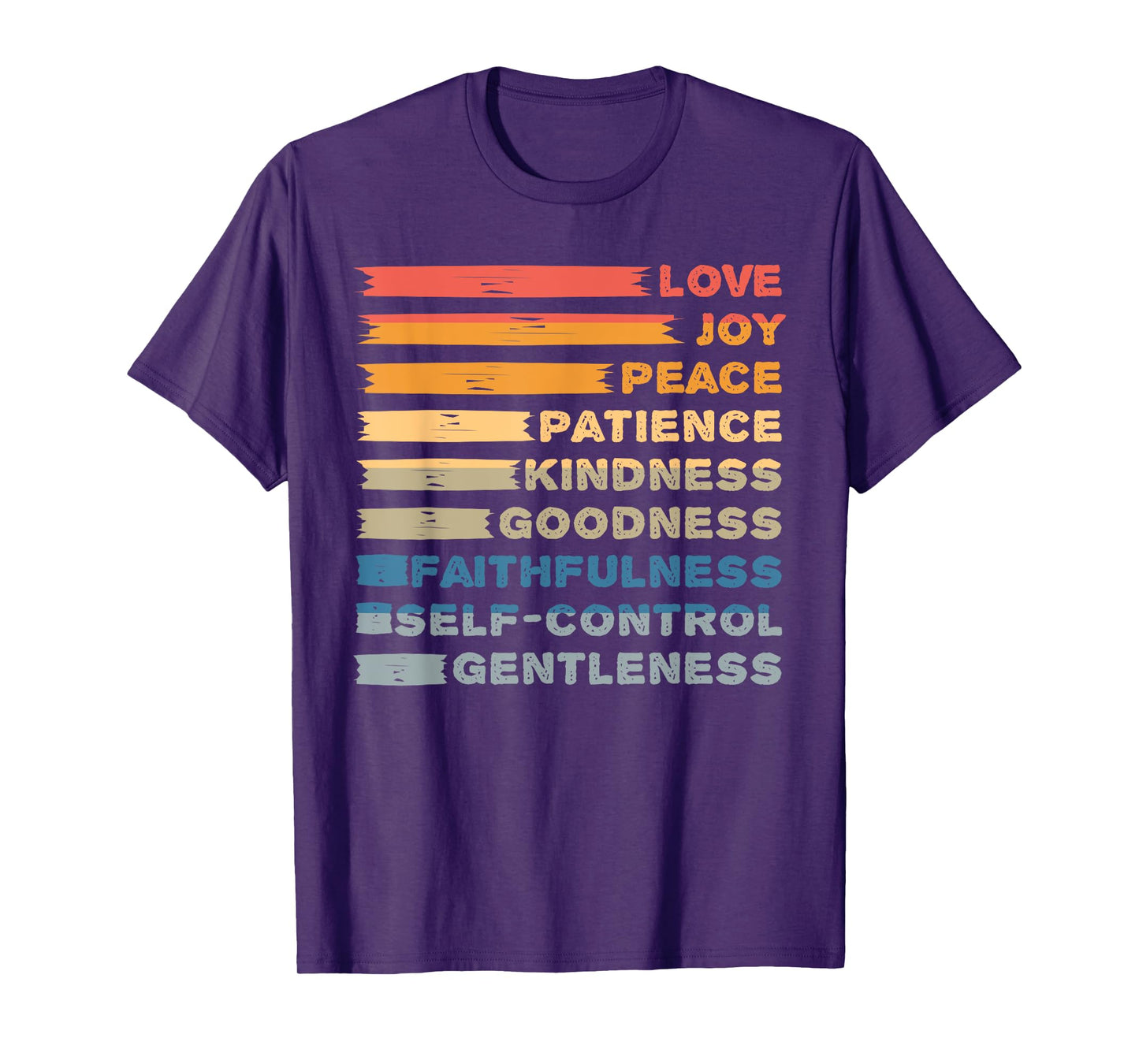 Fruit of The Spirit - Christian Bible Verse - Love Joy Peace T-Shirt