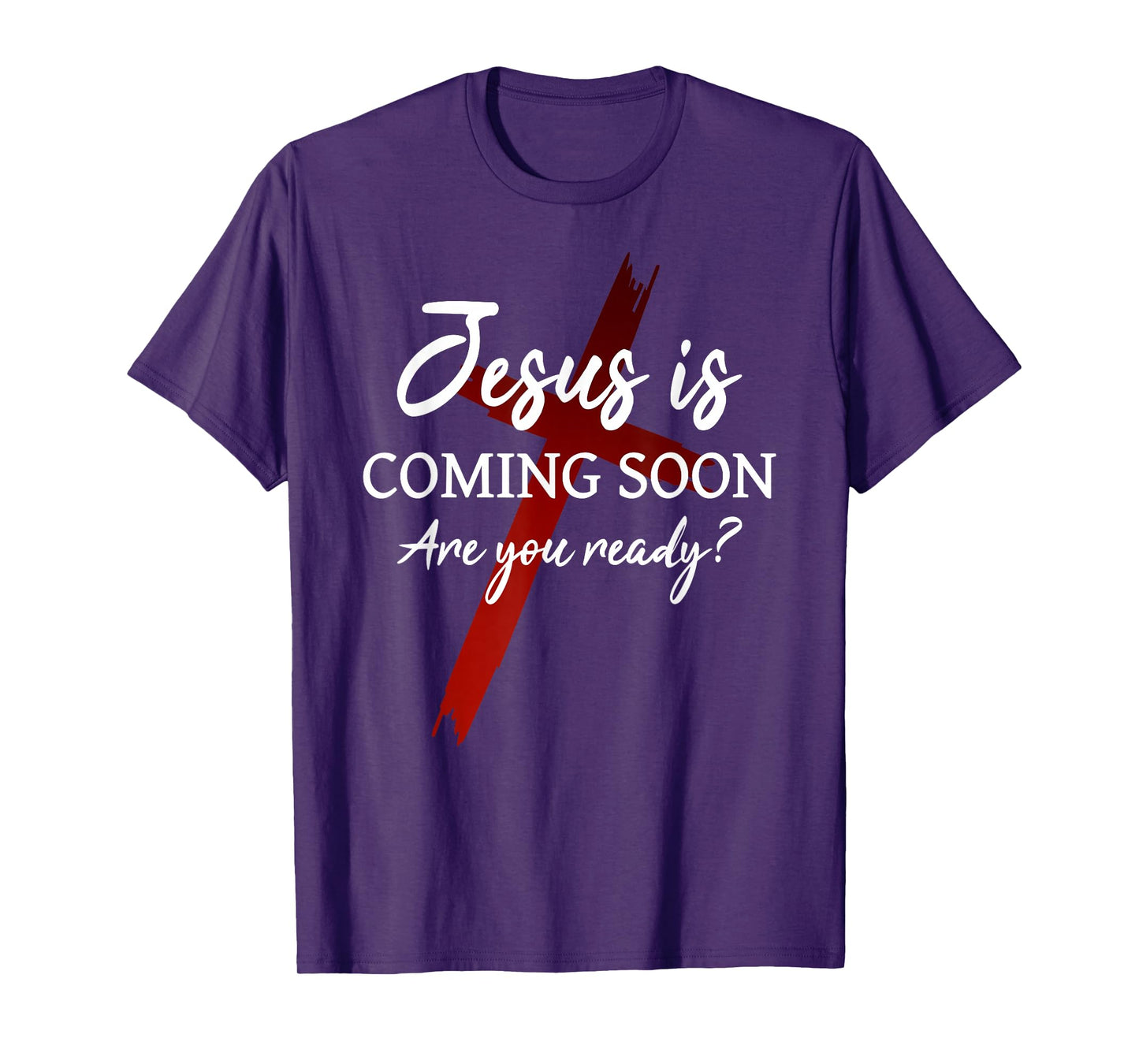 Jesus is comming soon Ready? God Cross Christian Faith T-Shirt