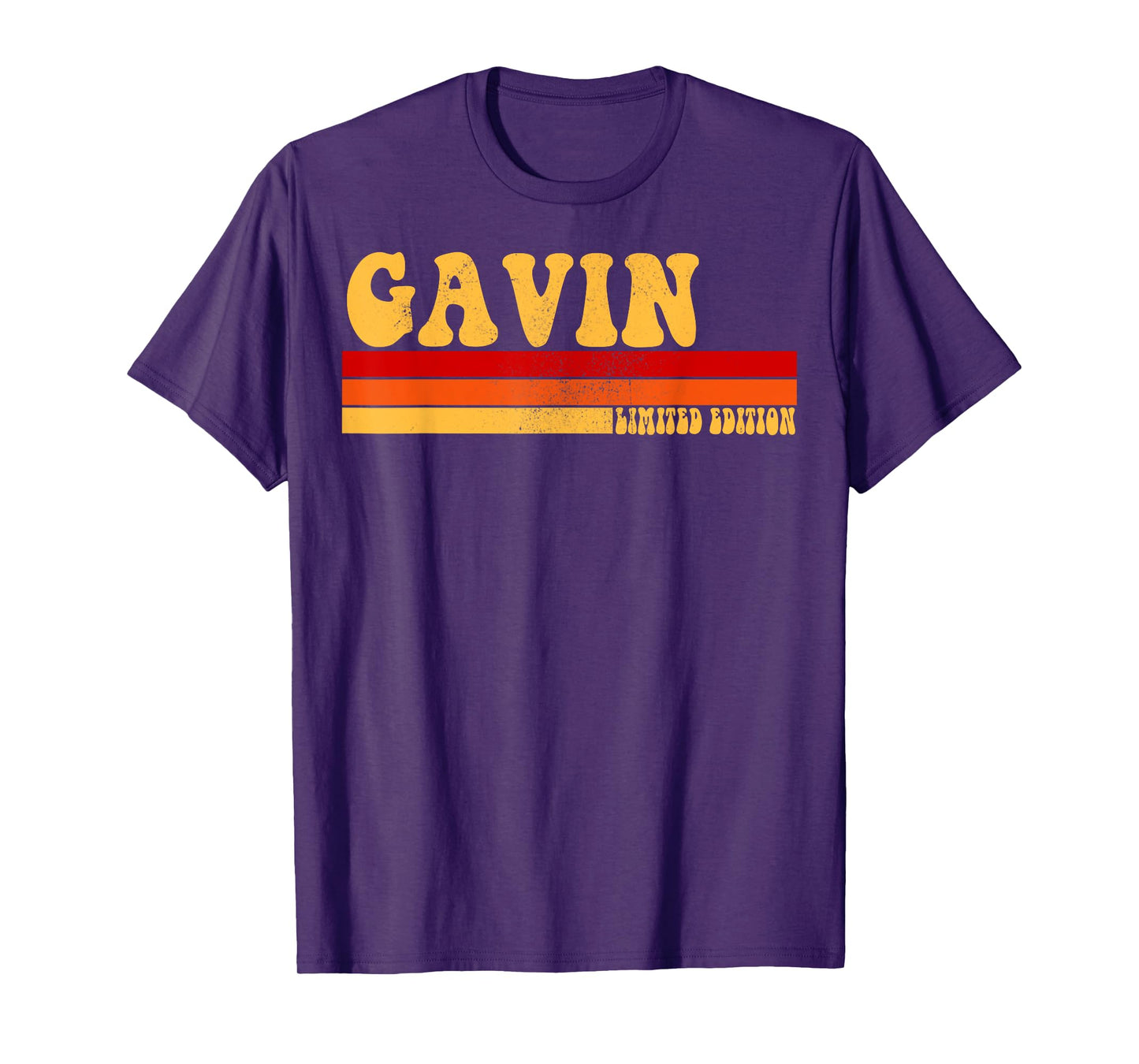 GAVIN Name Personalized Idea Men Retro Vintage GAVIN T-Shirt