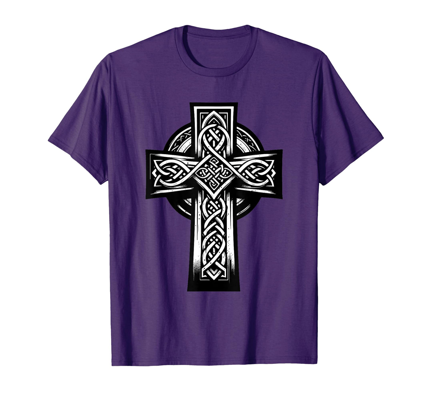 Irish Cross St Patrick's Day Celtic Knots Christian T-Shirt