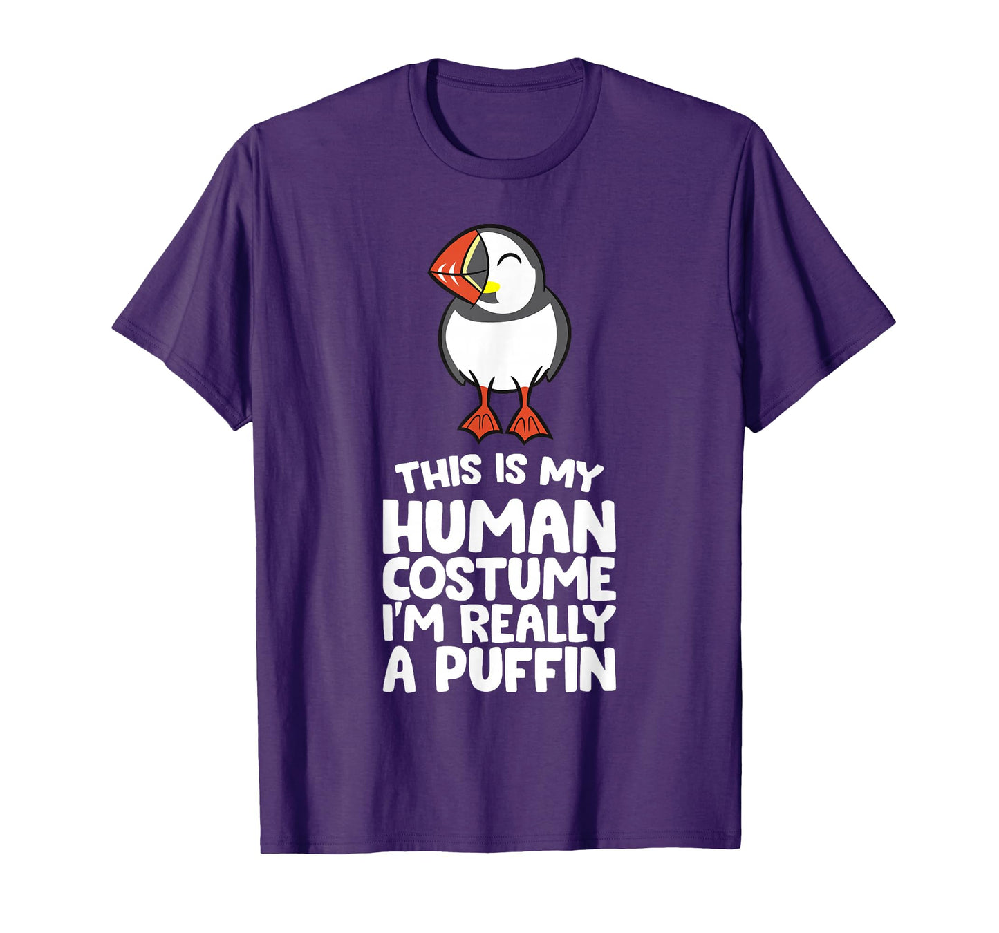 This Is My Human Costume I'm Really A Puffin T-Shirt