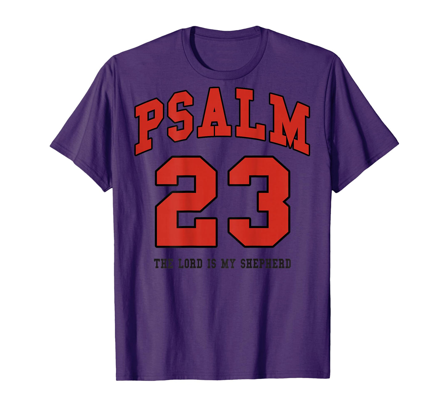 Jesus Psalm 23 The Lord is My Shepherd Christian Cross God T-Shirt