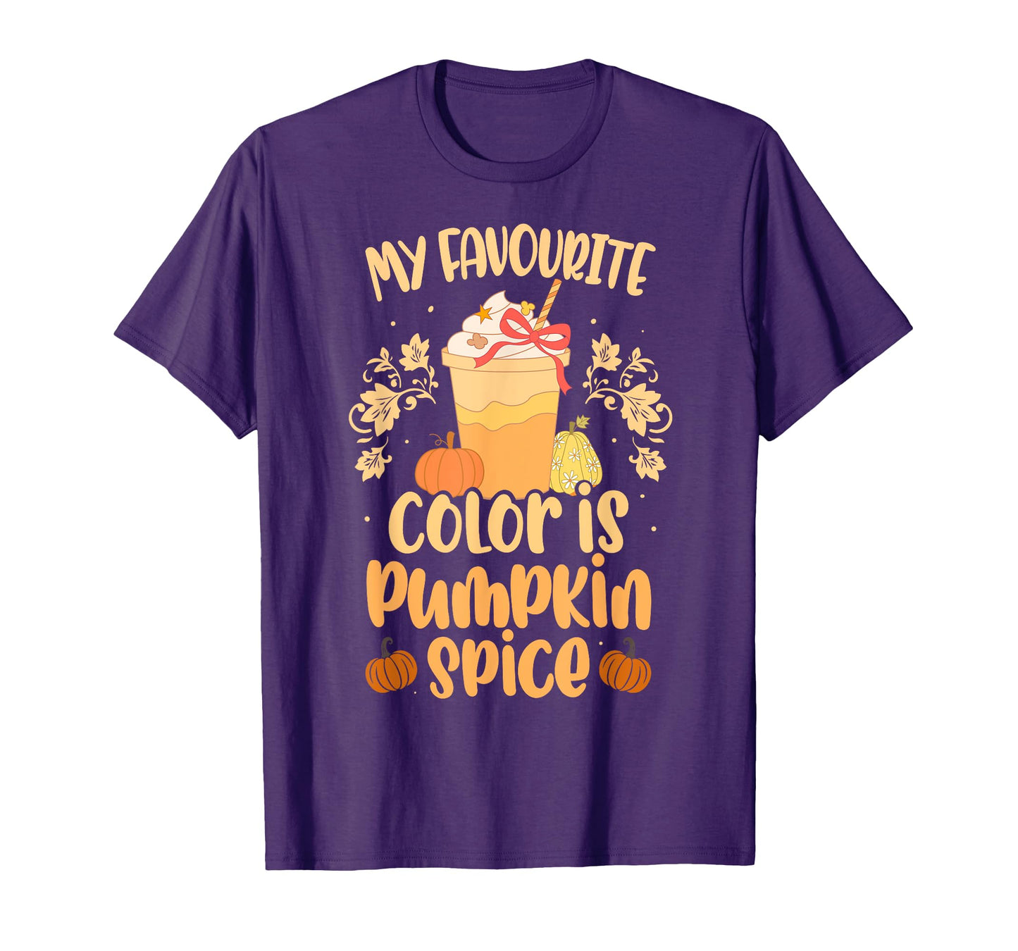 Favourite color pumpkin spice fall season T-Shirt