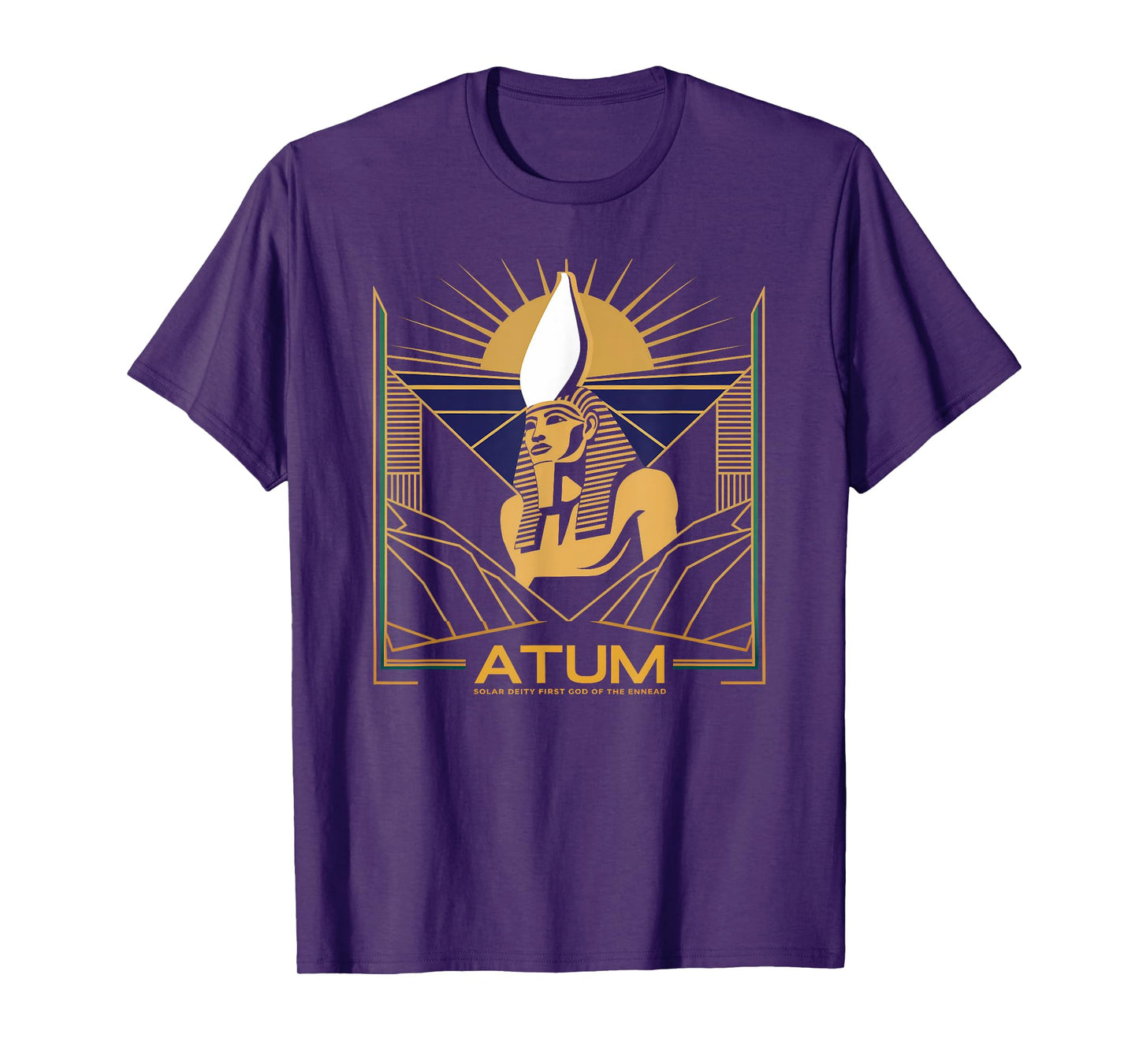 Atum Ancient Egyptian Sun God Creator Solar Deity T-Shirt