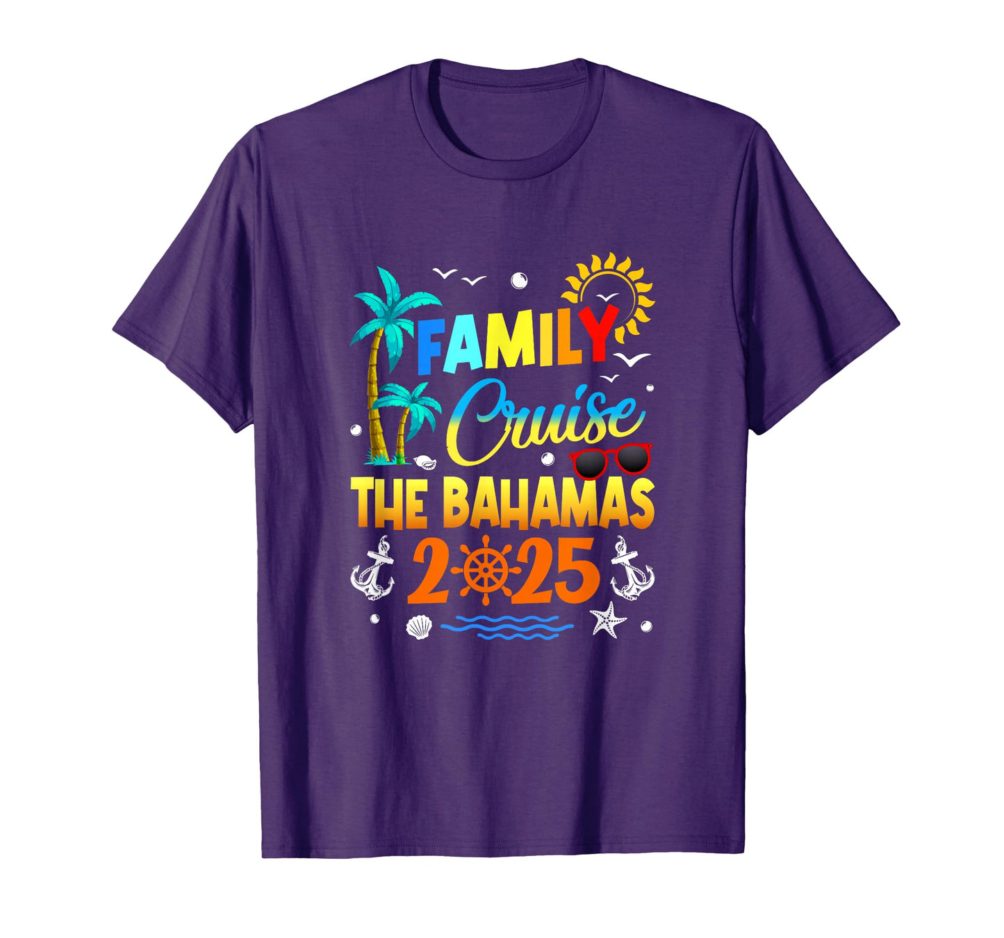 Family Cruise The Bahamas 2025 Summer Matching Vacation T-Shirt