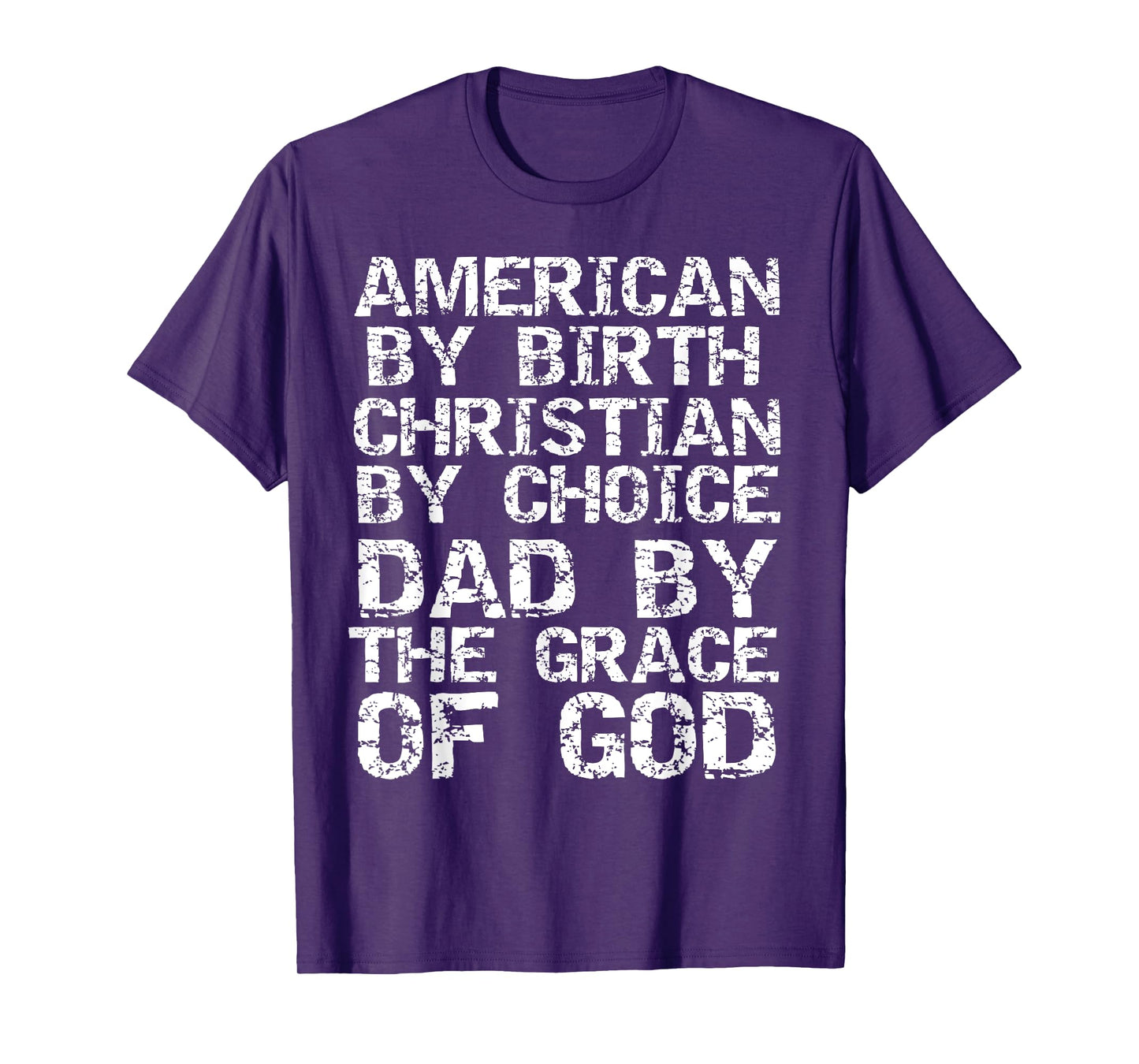 Christian Father's Day Gift for Men from Son Dad Faith Quote T-Shirt