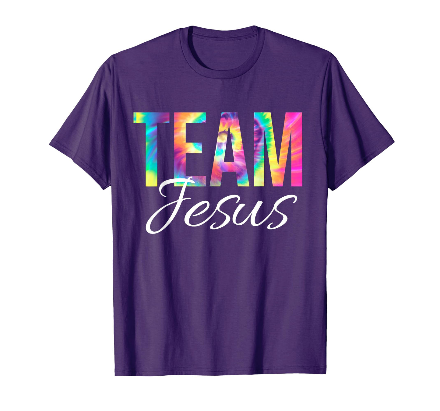Team Jesus Bible Verse Psalm Christian Faith Jesus Tie Dye T-Shirt
