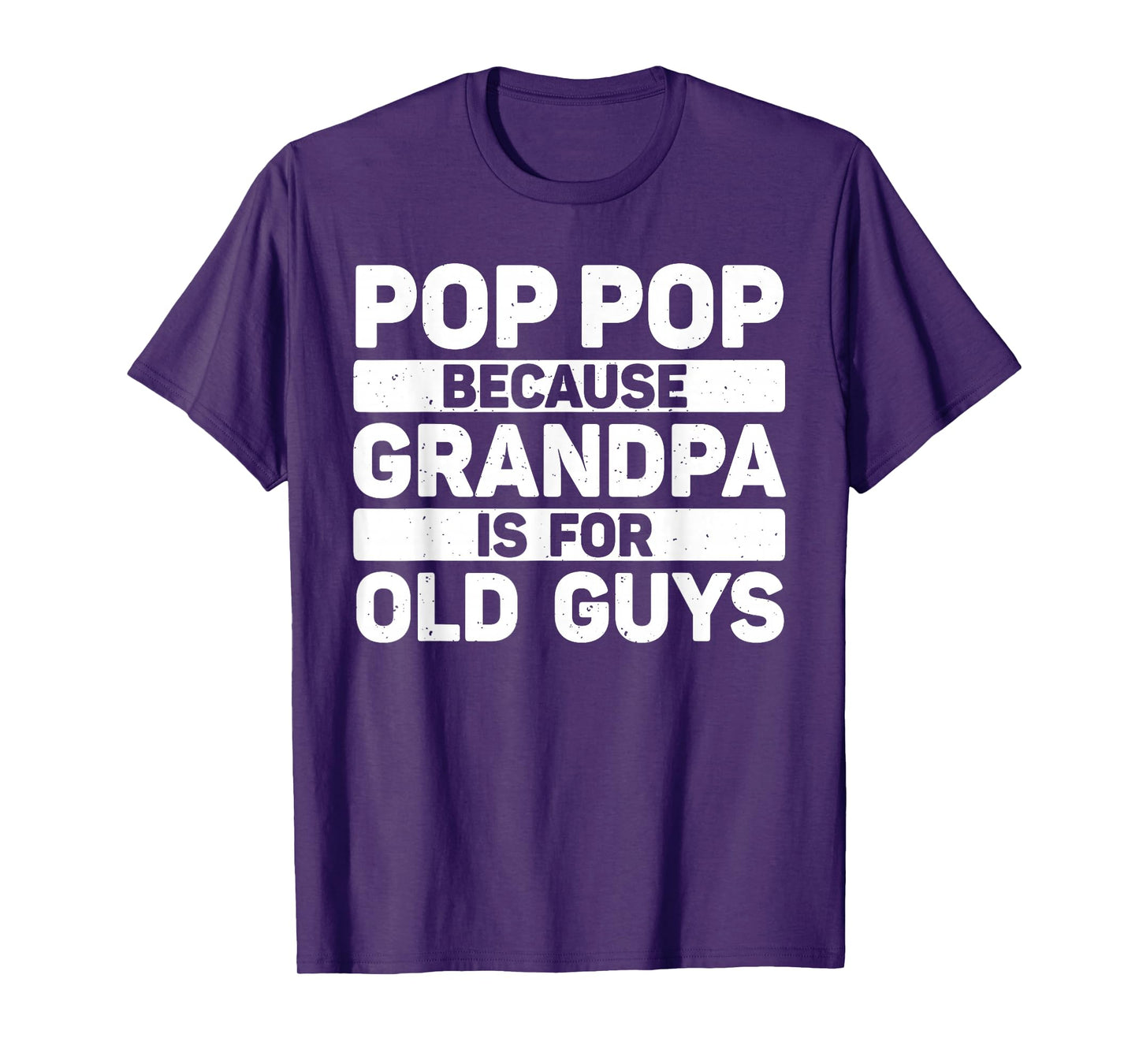 Pop Pop Art Grandpa T-Shirt For Grandkids Father's Day