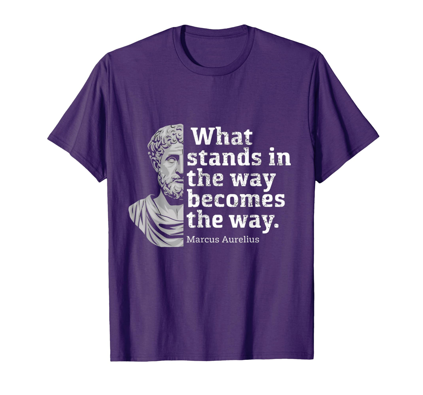 What Stands In The Way Marcus Aurelius Stoicism Stoic T-Shirt