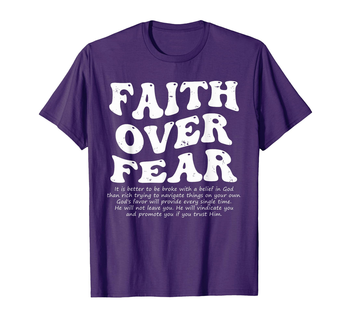 Faith Over Fear Christian T-Shirt