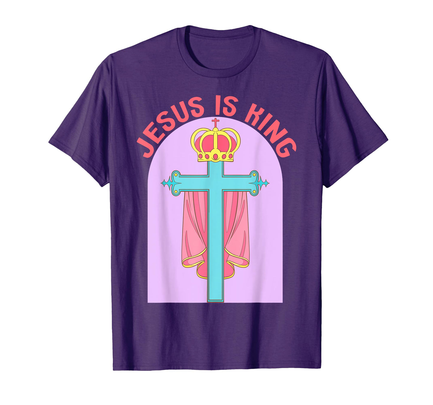 Jesus is King - Christian Bible Verse Faith T-Shirt