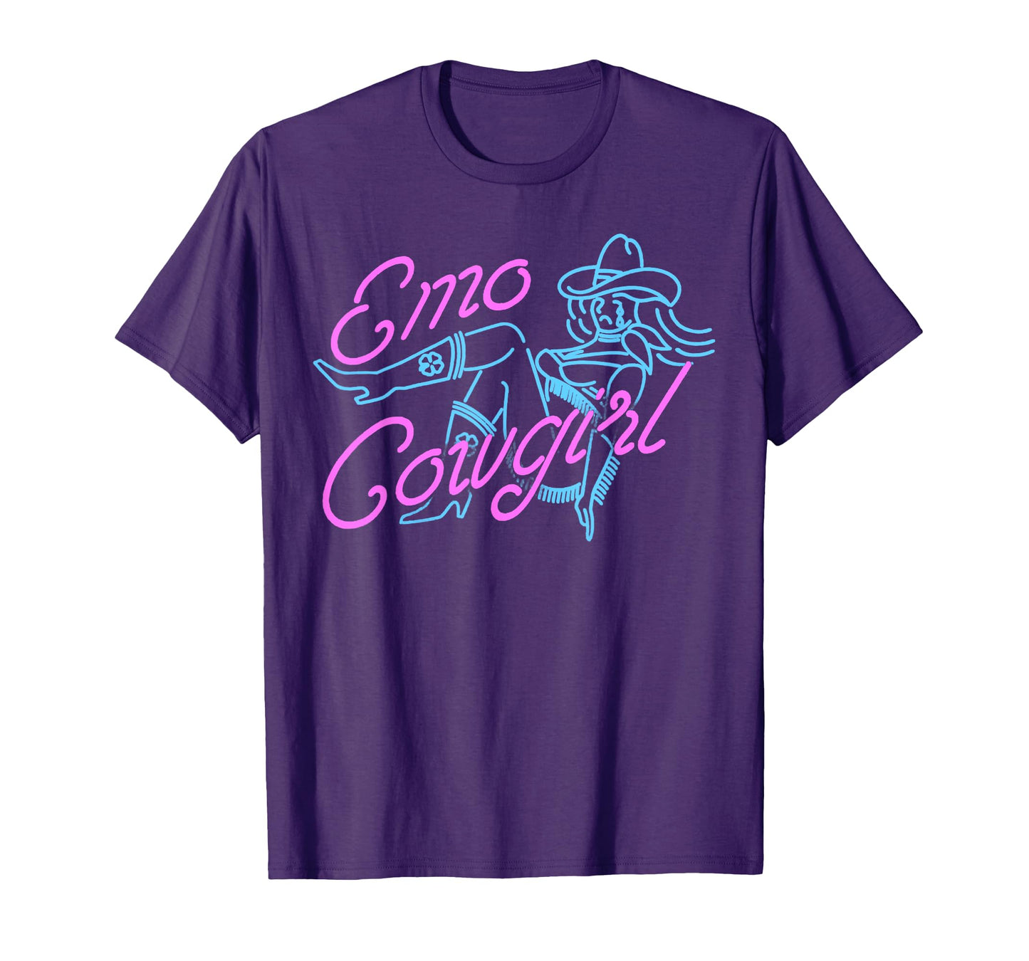 Retro Basic Funny Emo Cowgirl Quote Relax Tim Sexy T-Shirt