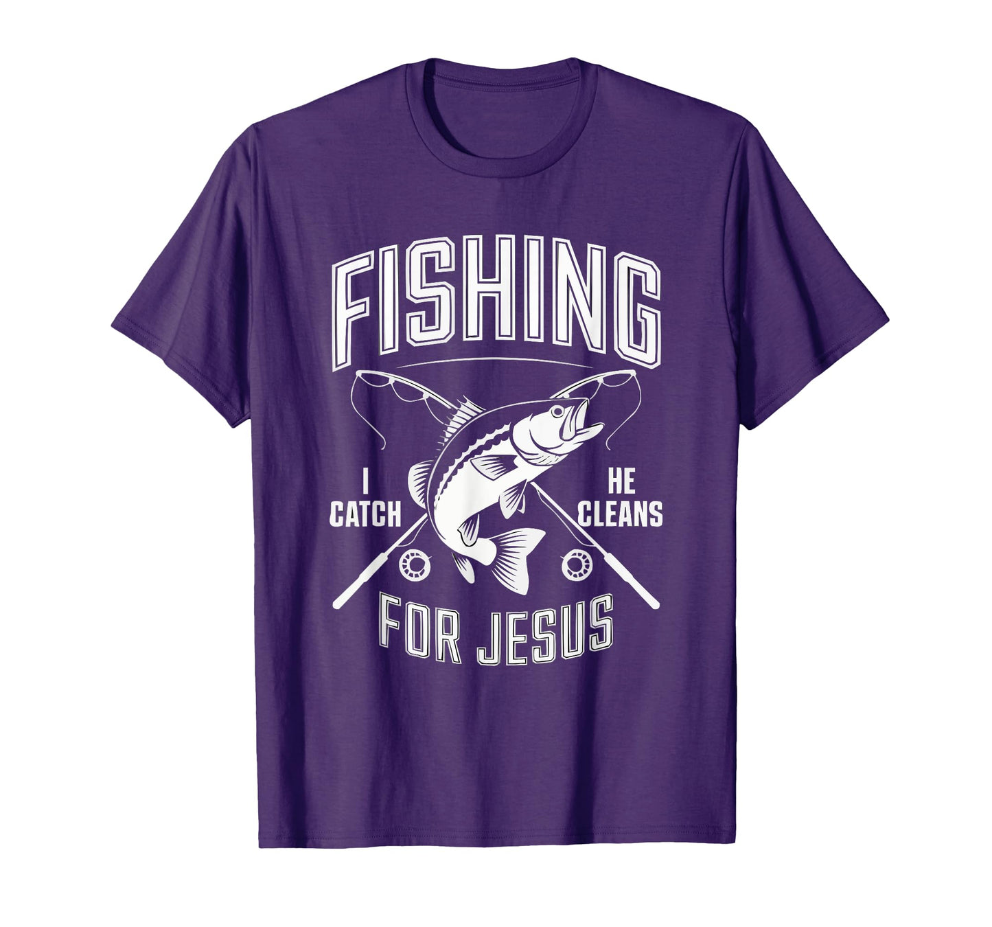 Fishing Jesus Christ Religion Christian Fisher Christianity T-Shirt