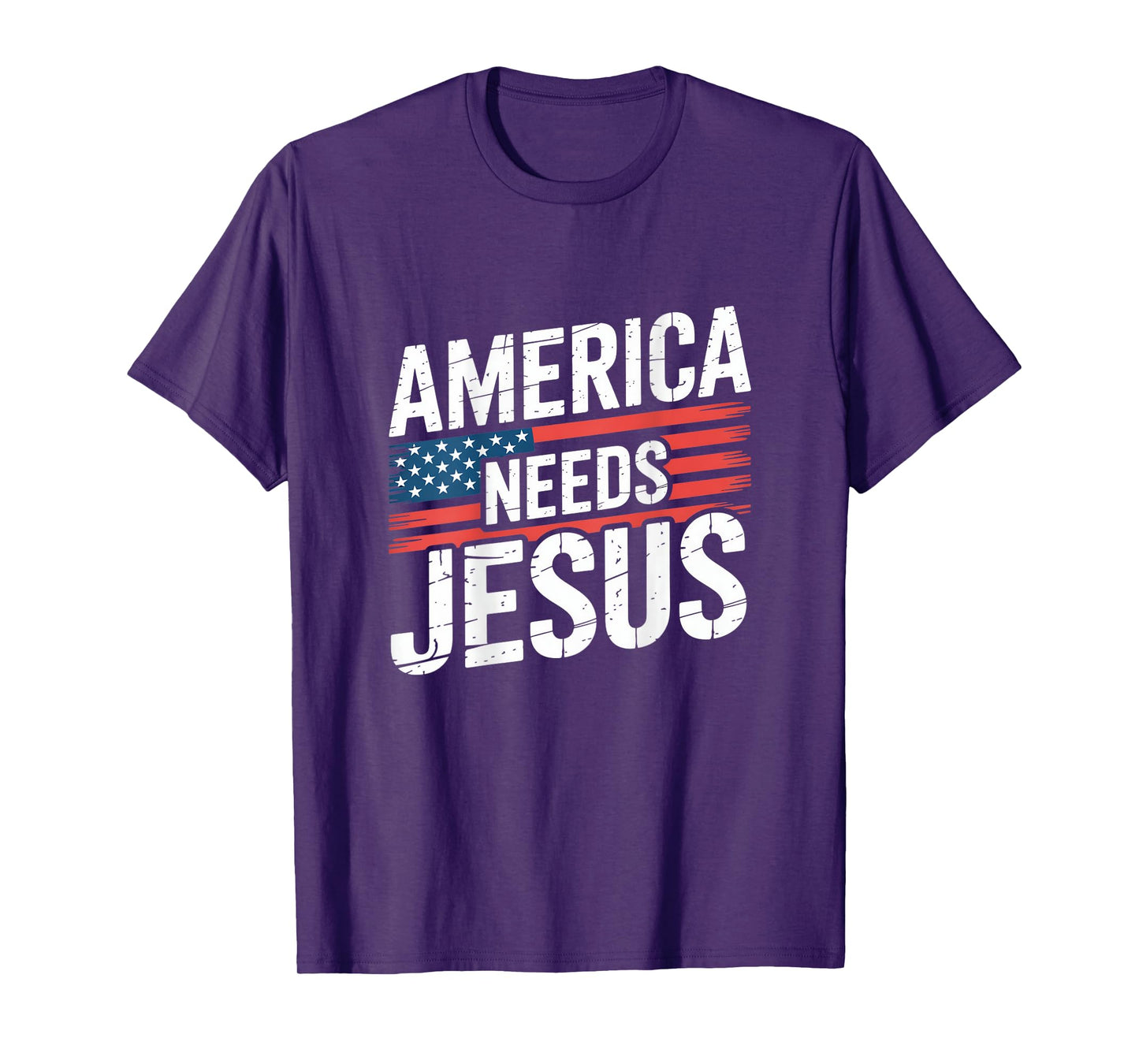 America Needs Jesus Lightblessed - Perfect Christian Gifts T-Shirt