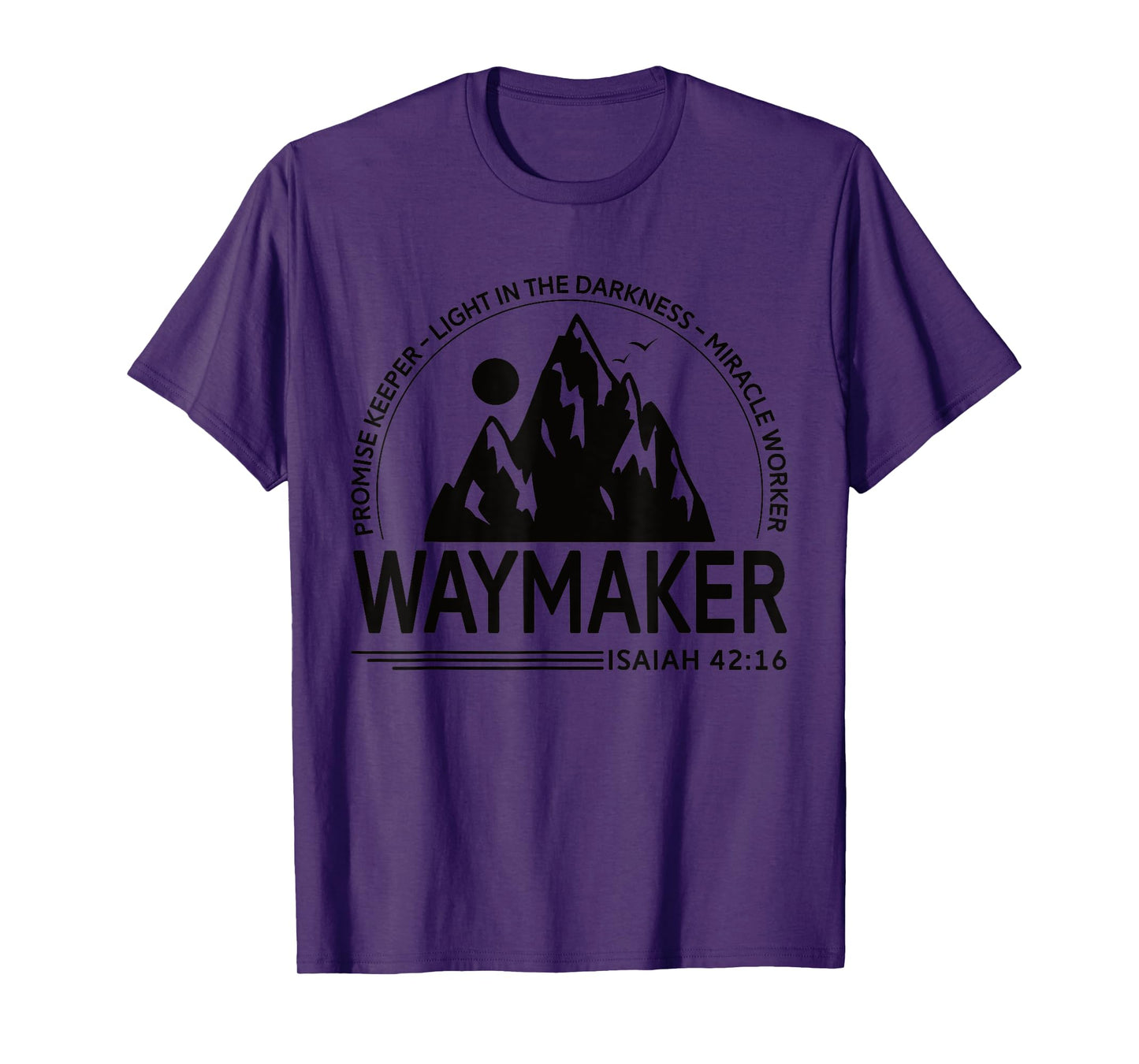 Spiritual Journey Waymaker Biblical Religious Christian T-Shirt