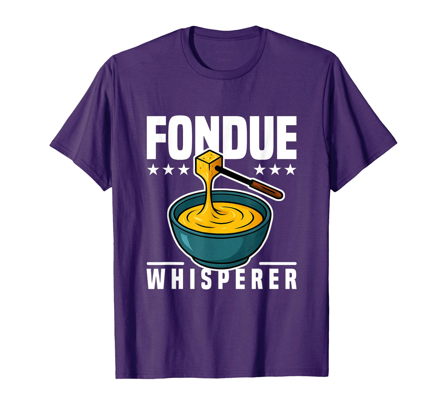 Cooking Jokes Funny Cheese Party Ideas The Fondue Whisperer T-Shirt