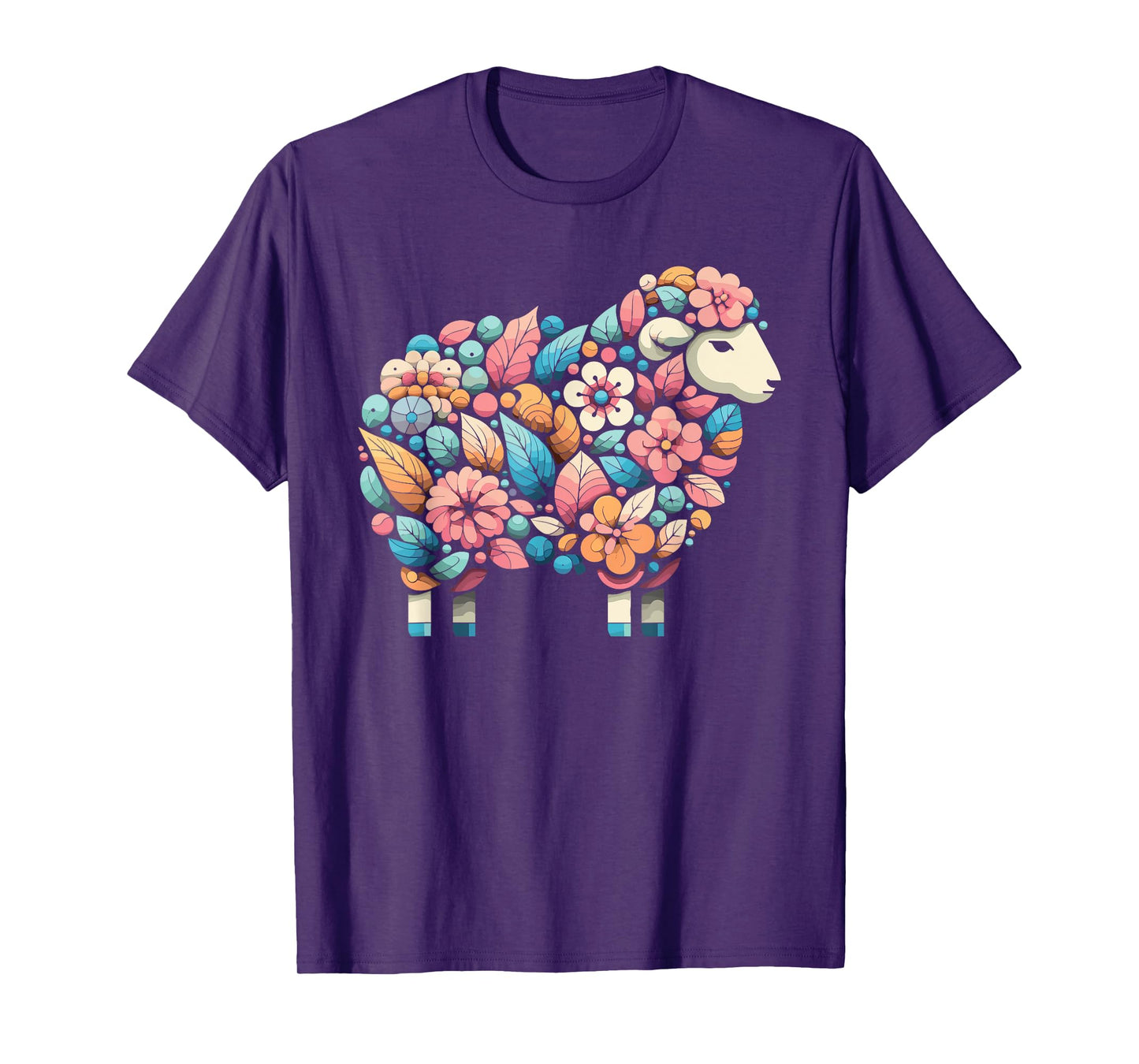 Farmer Floral Sheep T-Shirt