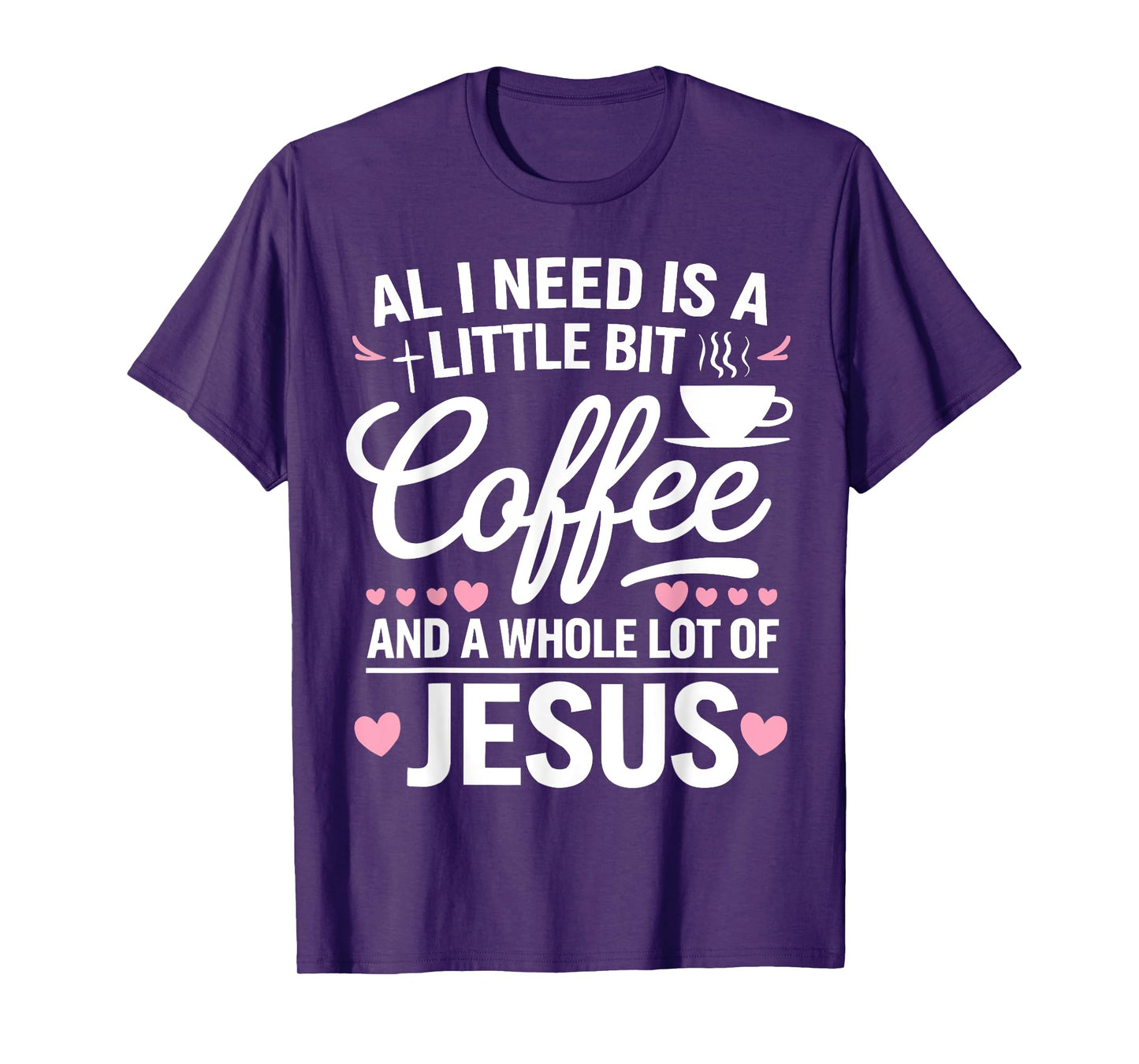 Coffee Jesus Christ Religion Christian Caffeine Christianity T-Shirt