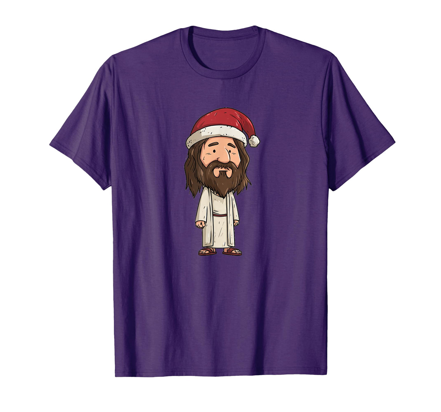 Amazing Jesus Christ with Hat for Nice Christmas Night T-Shirt