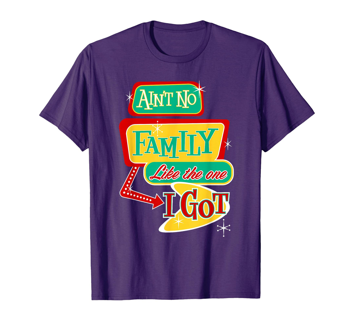 Ain’t No Family Like The One I Got Funny Vintage Design T-Shirt