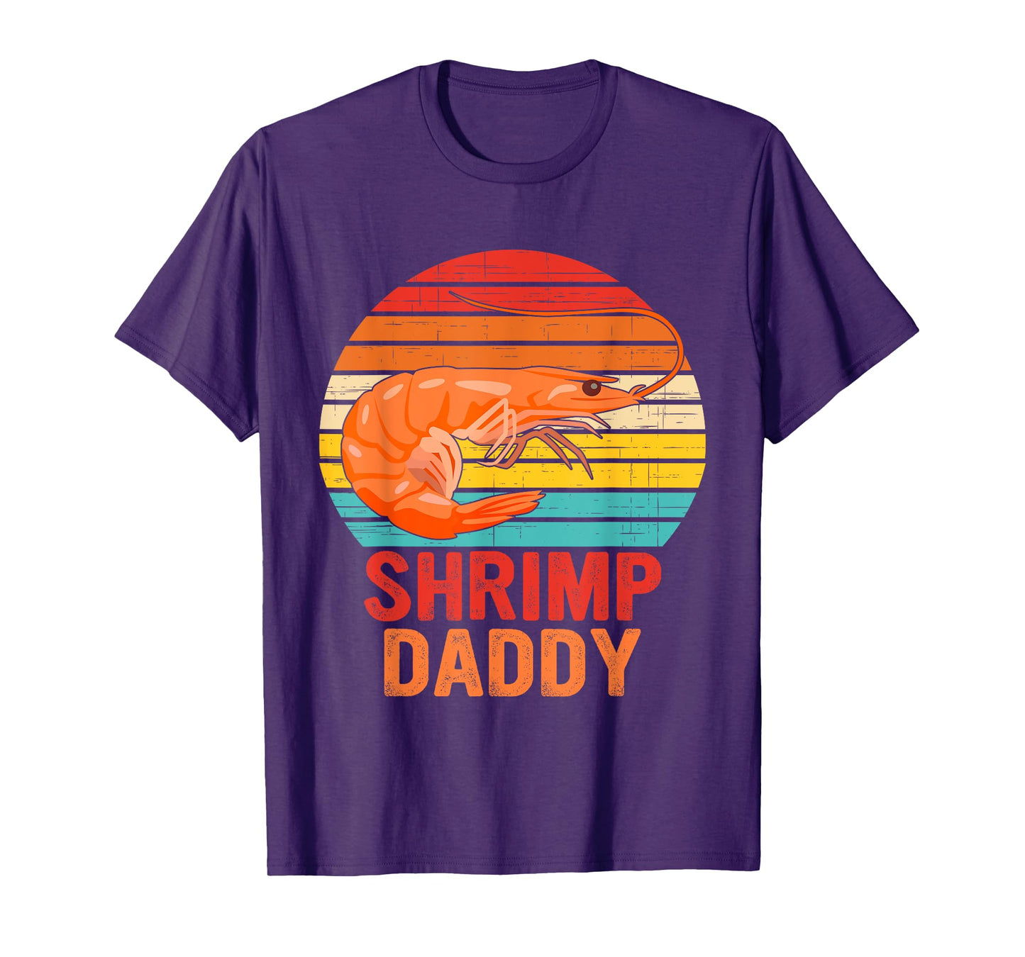 Shrimp Daddy Seafood Shellfish Vintage Design T-Shirt